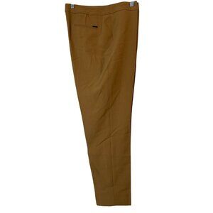 Anne Klein Womens Vicuna Stretch Crop Pants Size 10 Lightweight Slim Fit RD10165